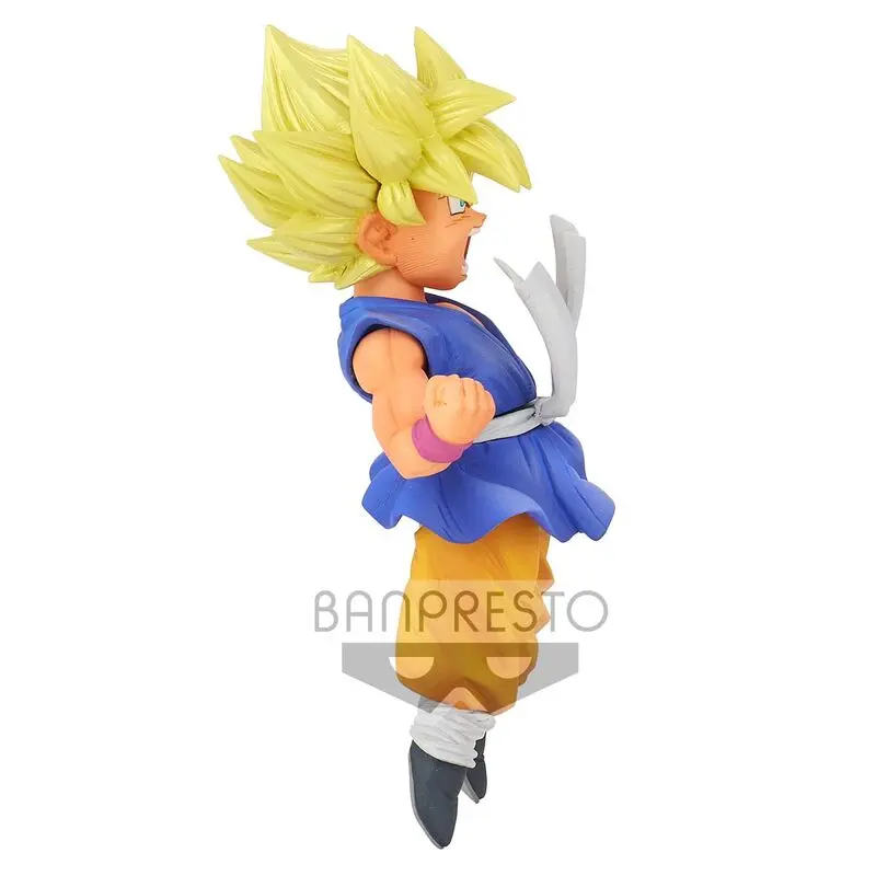 Dragonball Super Son Goku Fes PVC soška Super Saiyan Son Goku (Kids) 14 cm fotografii produktu