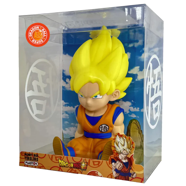 Dragon Ball Super Son Goku Super Saiyan pokladnička figurka 15 cm fotografii produktu