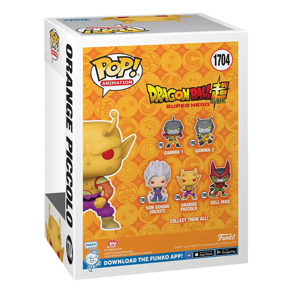 Dragon Ball Super: Super Hero Funko POP! Animation vinylová figurka Orange Piccolo 9 cm fotografii produktu