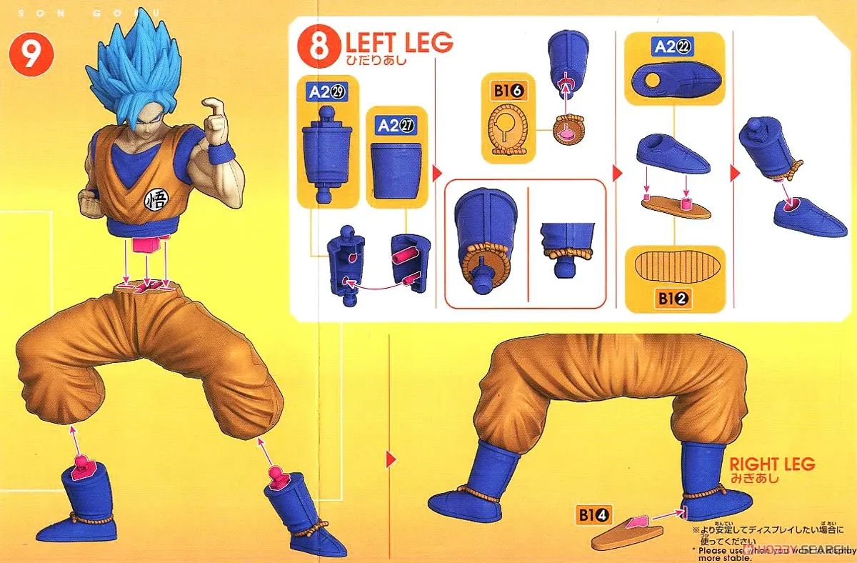 Dragon Ball Super Super Saiyan God Super Saiyan Son Goku Model Kit figurka 15 cm fotografii produktu