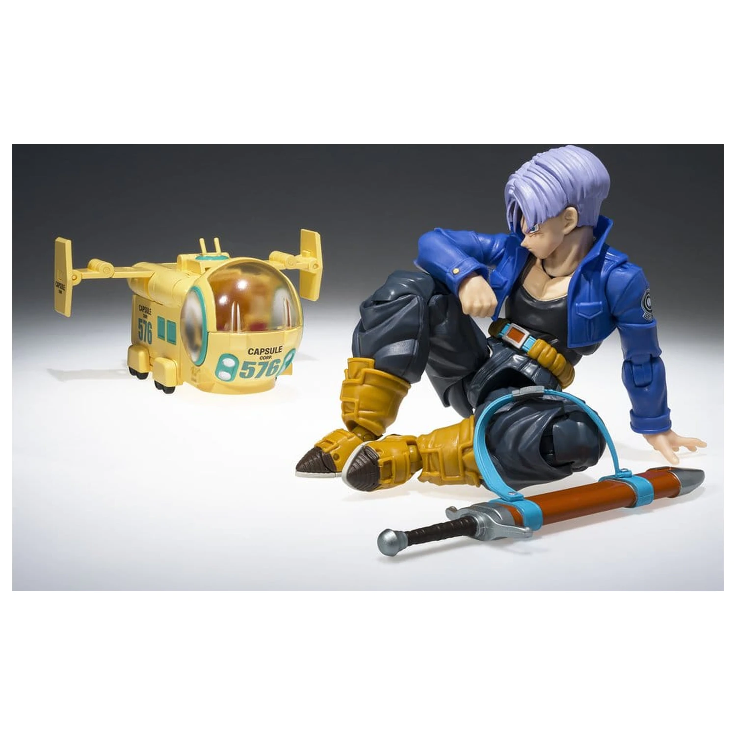 Dragon Ball Z Changearts Akční figurka Hoi-Poi Kapsle č. 576 Bulma's Airplane 8 cm fotografii produktu