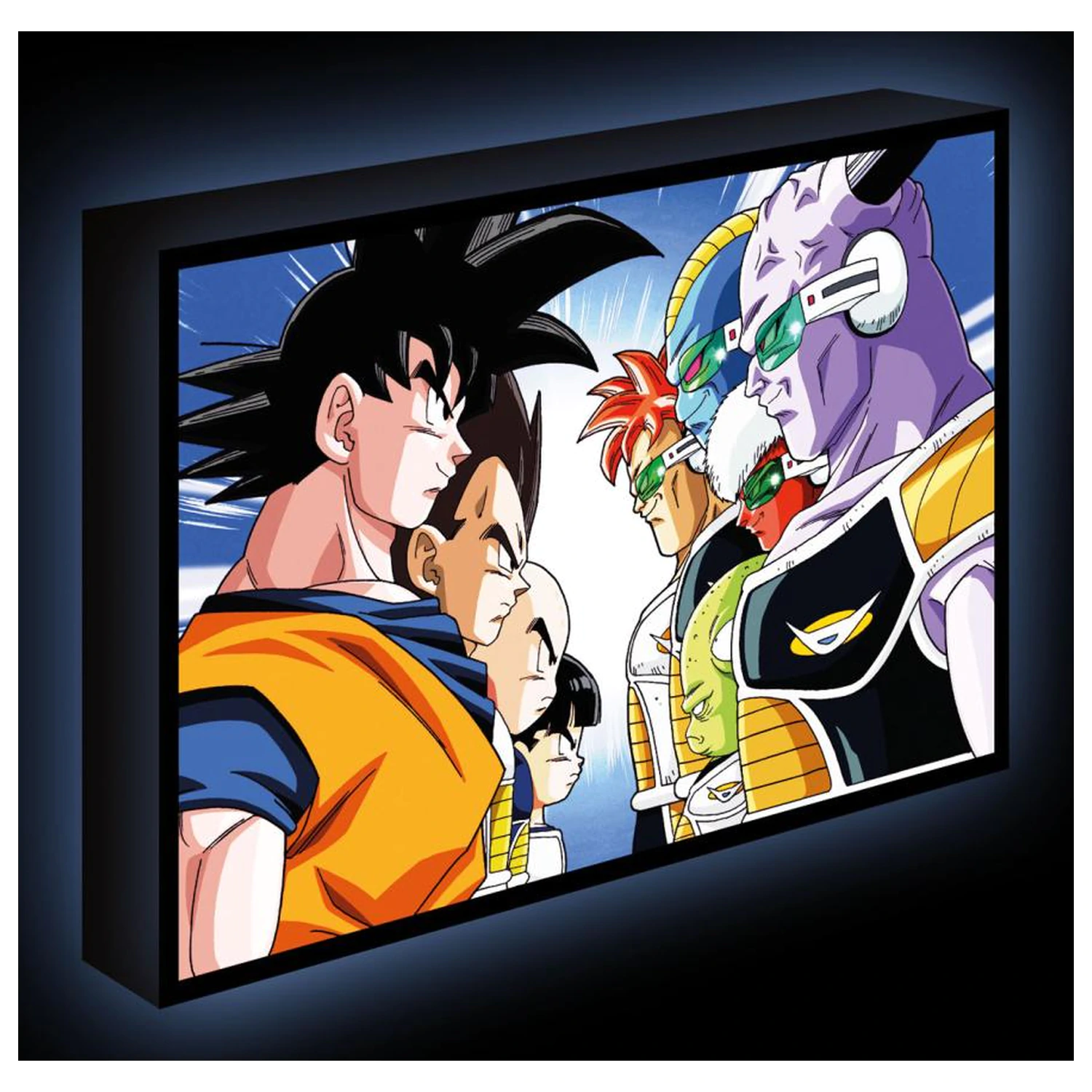 Dragon Ball Z Face Off Světelné Plátno 40x30 cm fotografii produktu