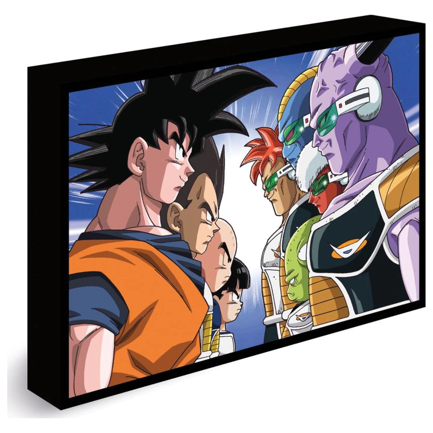 Dragon Ball Z Face Off Světelné Plátno 40x30 cm fotografii produktu