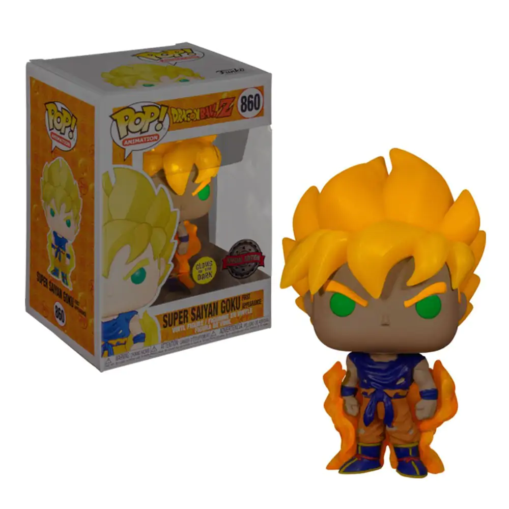 Dragon Ball Z Funko POP! Animation vinylová figurka SS Goku(GW) 9 cm fotografii produktu