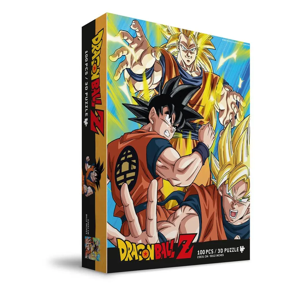 Dragon Ball Z Puzzle s 3D-Efektem Goku Saiyan (100 dílků) fotografii produktu