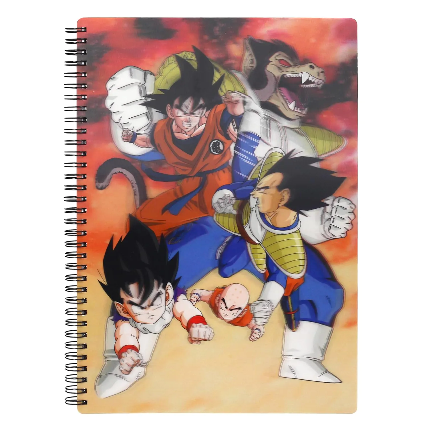 Dragon Ball Z Goku vs Vegeta A4 poznámkový blok fotografii produktu