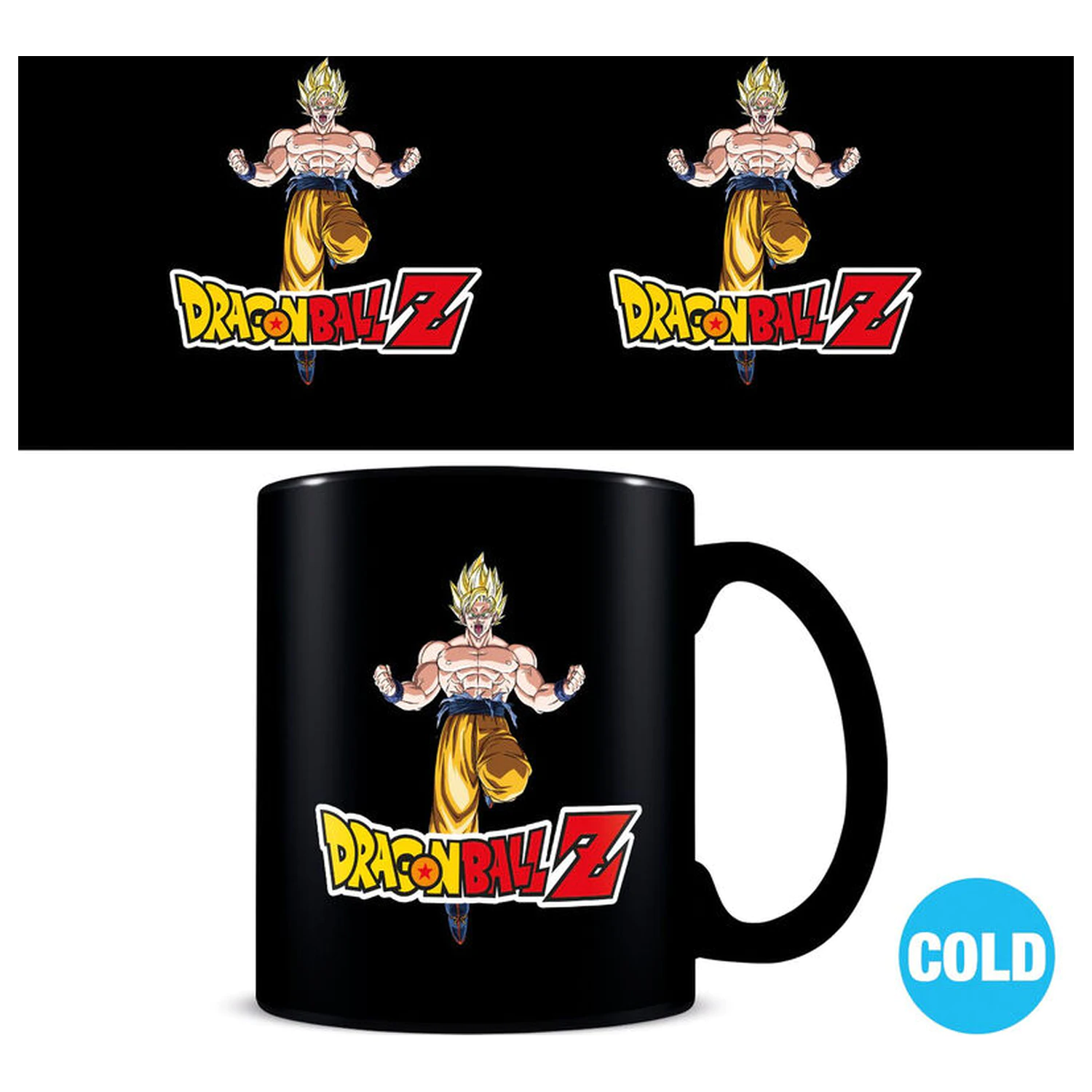 Dragon Ball Z hrnek měnící barvu s teplem 325ml fotografii produktu