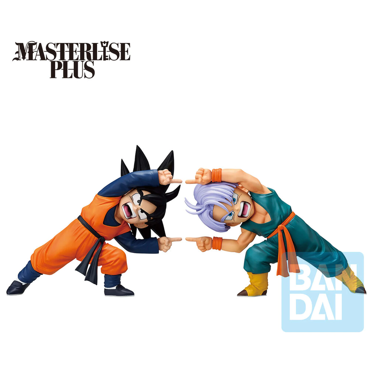 Dragon Ball Z Masterlise Battle of the Super Saiyan Son Goten & Trunks set 2 Ichibansho figurky 9cm fotografii produktu