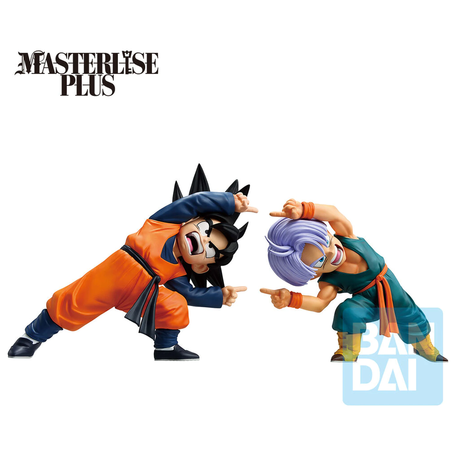 Dragon Ball Z Masterlise Battle of the Super Saiyan Son Goten & Trunks set 2 Ichibansho figurky 9cm fotografii produktu