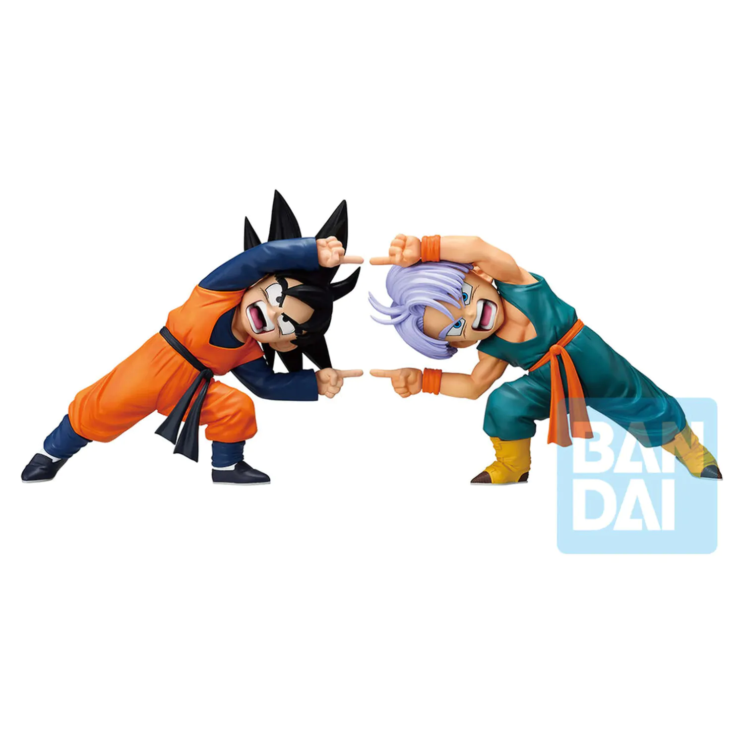 Dragon Ball Z Masterlise Battle of the Super Saiyan Son Goten & Trunks set 2 Ichibansho figurky 9cm fotografii produktu