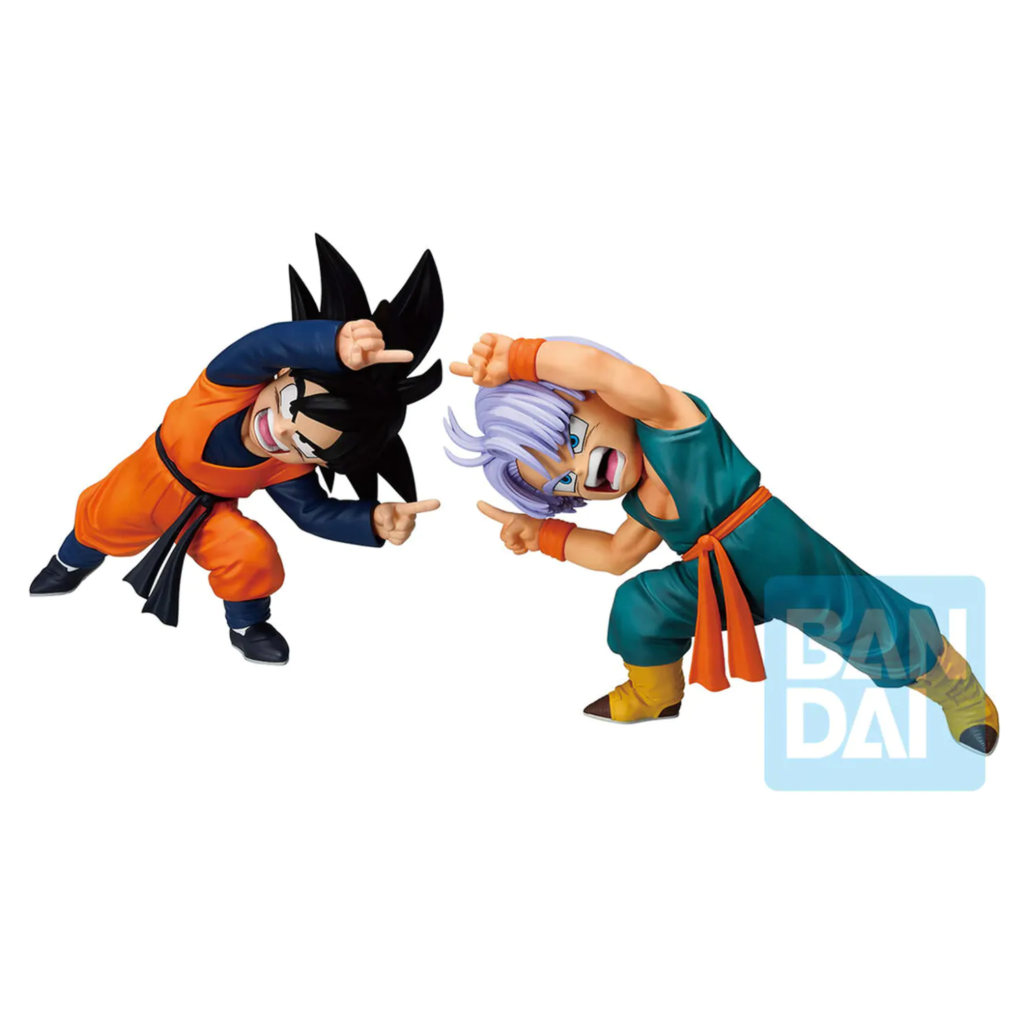 Dragon Ball Z Masterlise Battle of the Super Saiyan Son Goten & Trunks set 2 Ichibansho figurky 9cm fotografii produktu