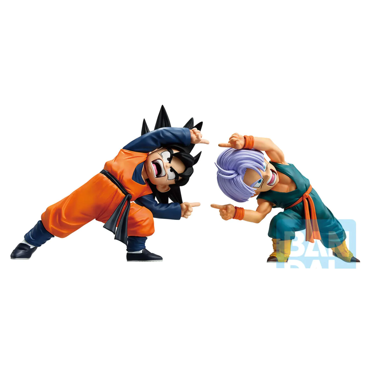 Dragon Ball Z Masterlise Battle of the Super Saiyan Son Goten & Trunks set 2 Ichibansho figurky 9cm fotografii produktu