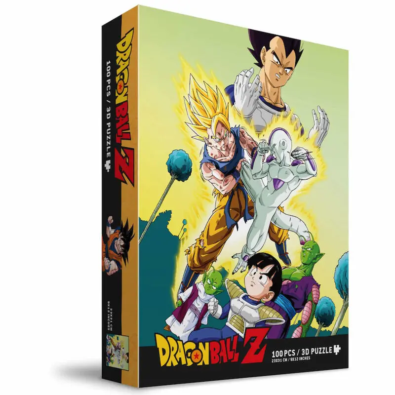 Puzzle Dragon Ball Z s 3D efektem Bitva na planetě Namek (100 dílků) fotografii produktu