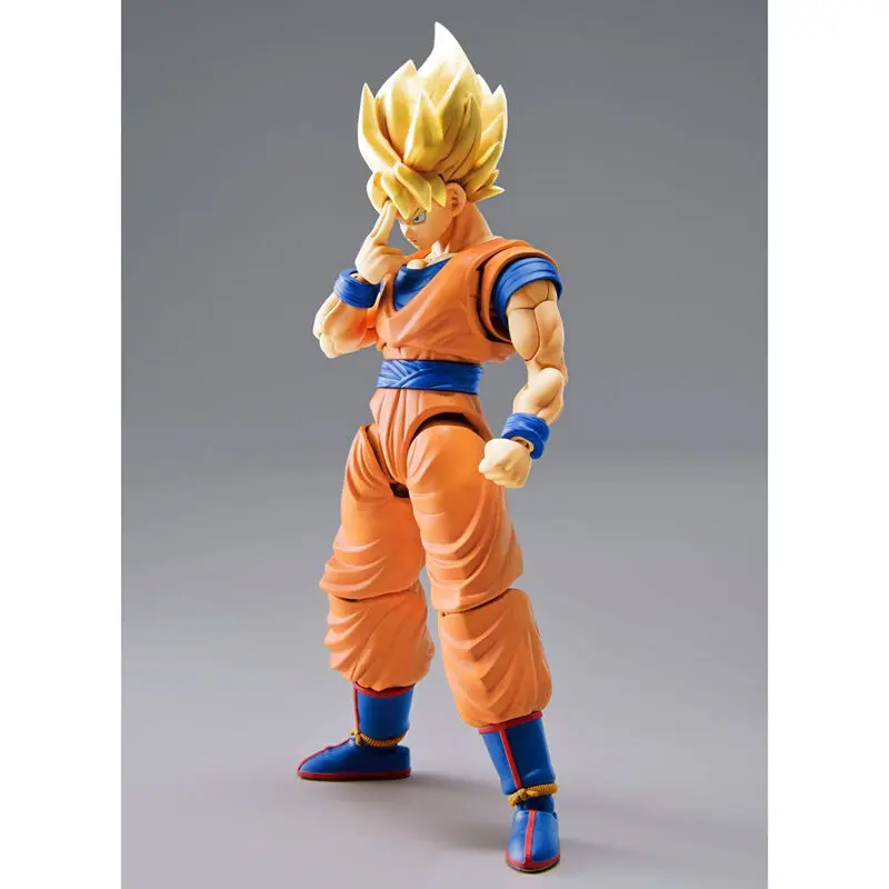 Dragon Ball Z Rise Standard Super Saiyan Goku New Version Model Kit 16 cm fotografii produktu