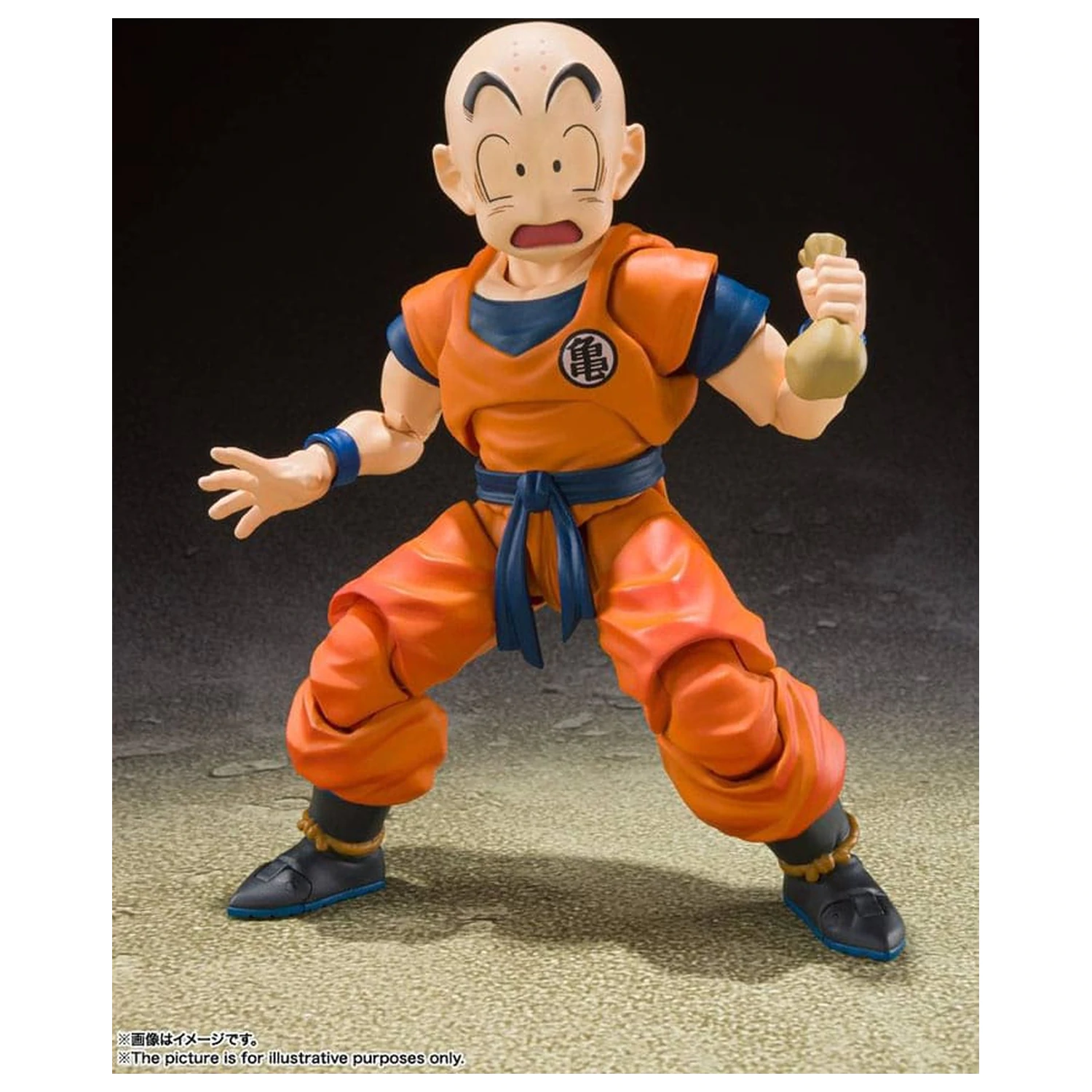 Dragon Ball Z S.H. Figuarts Akční figurka Krillin-Earth's Strongest Man 12 cm fotografii produktu