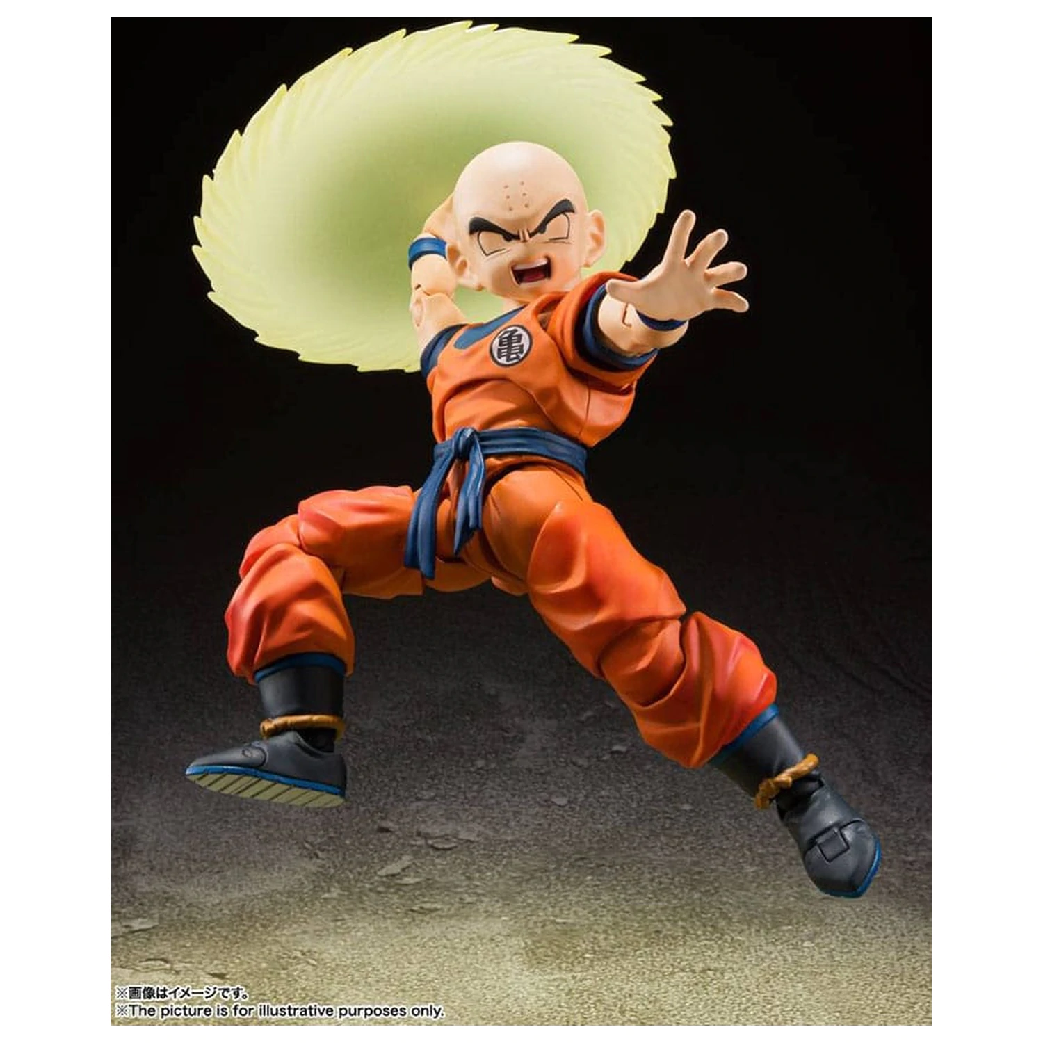 Dragon Ball Z S.H. Figuarts Akční figurka Krillin-Earth's Strongest Man 12 cm fotografii produktu