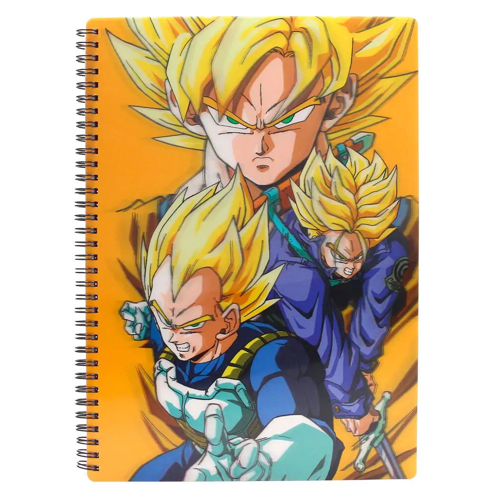 Dragon Ball Z Saiyans zápisník formátu A4 fotografii produktu