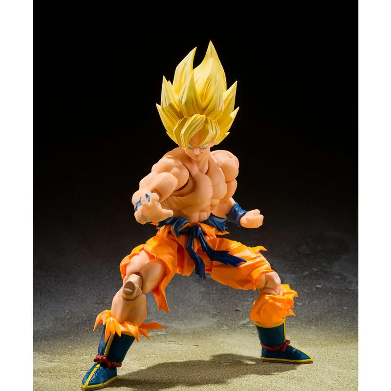 Dragon Ball Z S.H. Figuarts akční figurka Super Saiyan Son Goku - Legendary Super Saiyan - 14 cm fotografii produktu