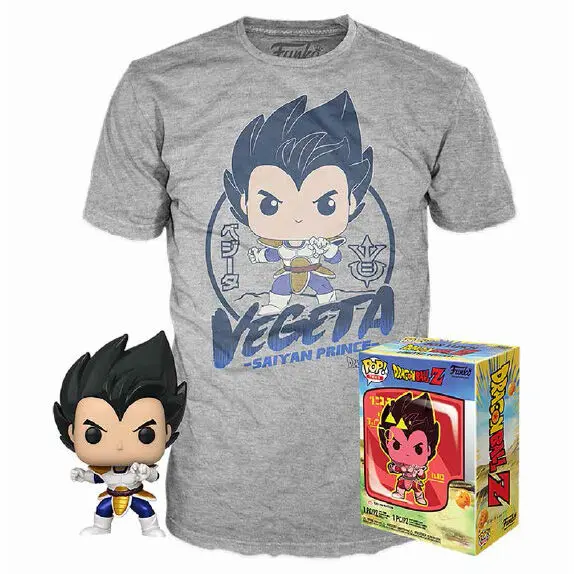 Dragon Ball Z Vegeta Funko POP figurka a tričko box fotografii produktu