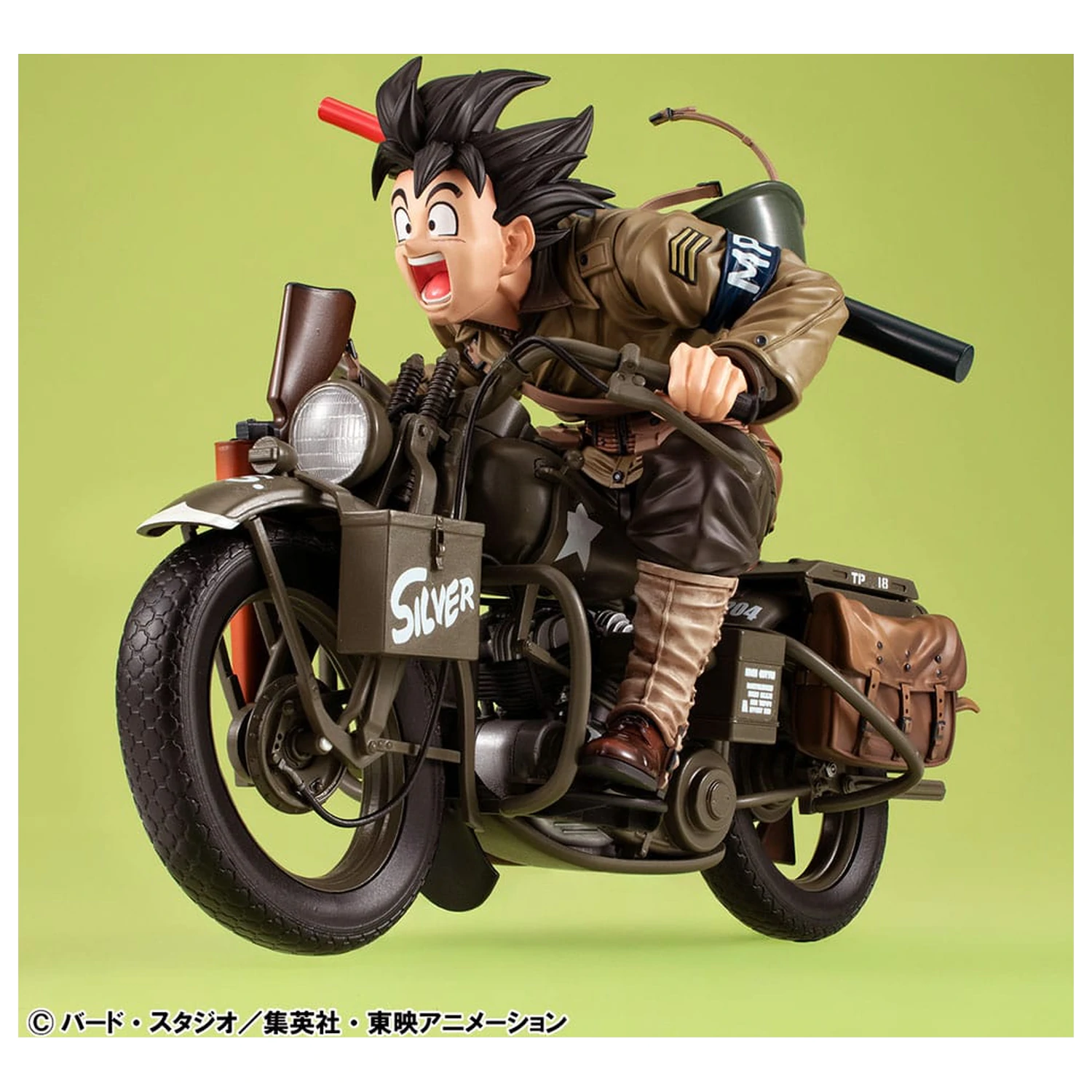 Dragonball Z 05 Desktop Real McCoy PVC Diorama Son Goku & Bike 18 cm fotografii produktu