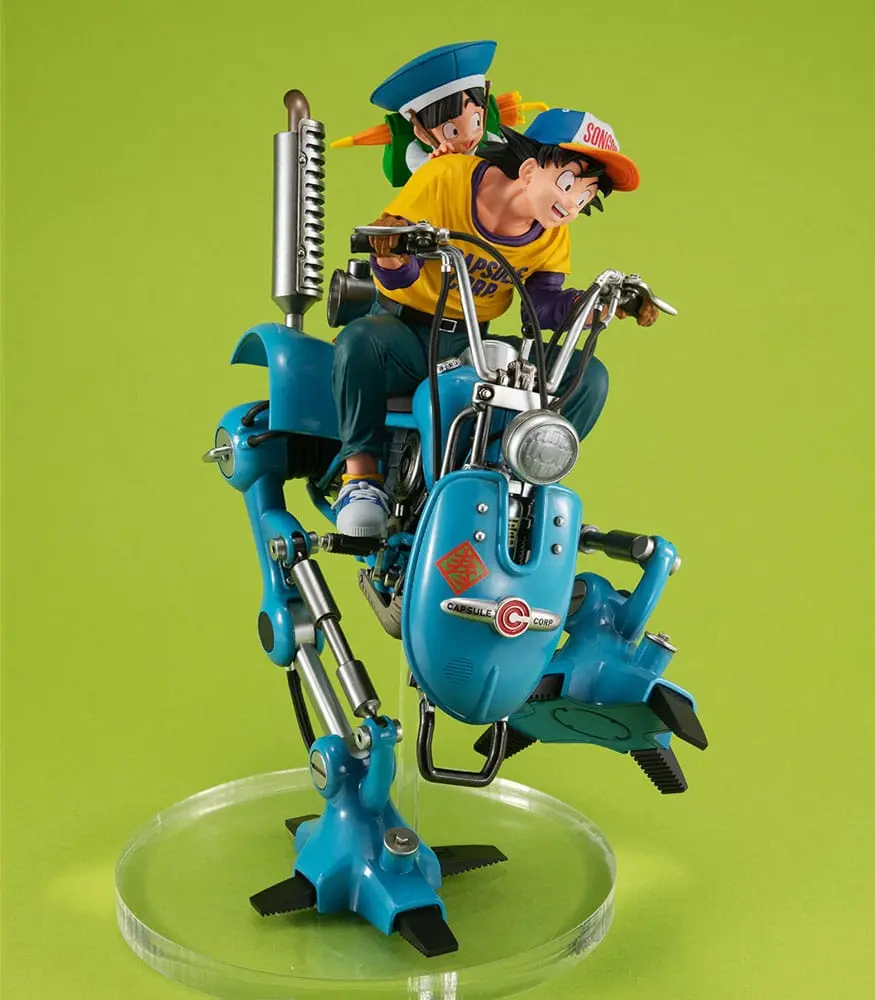 Dragonball Z Desktop Real McCoy EX PVC Diorama Son Goku & Son Gohan & Robot se dvěma nohama 20 cm fotografii produktu