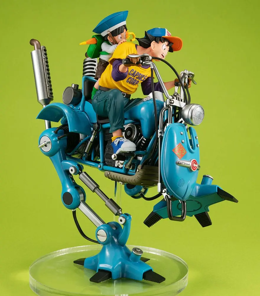 Dragonball Z Desktop Real McCoy EX PVC Diorama Son Goku & Son Gohan & Robot se dvěma nohama 20 cm fotografii produktu
