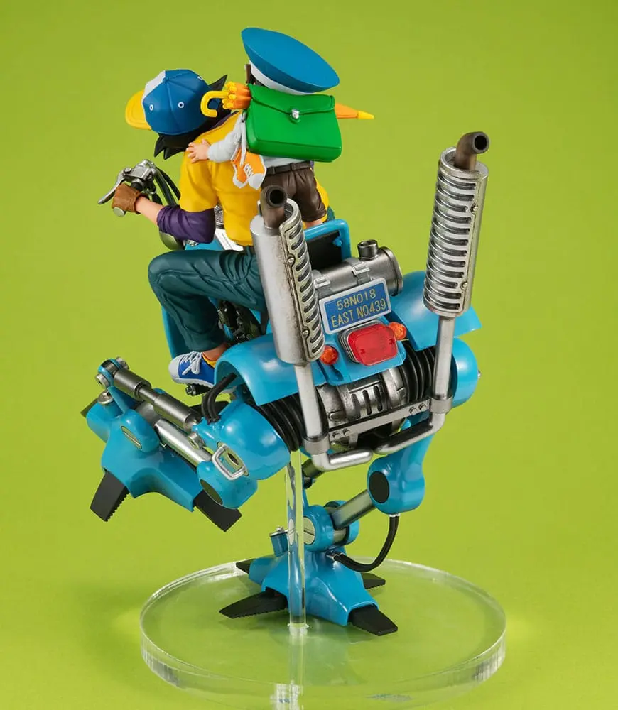 Dragonball Z Desktop Real McCoy EX PVC Diorama Son Goku & Son Gohan & Robot se dvěma nohama 20 cm fotografii produktu