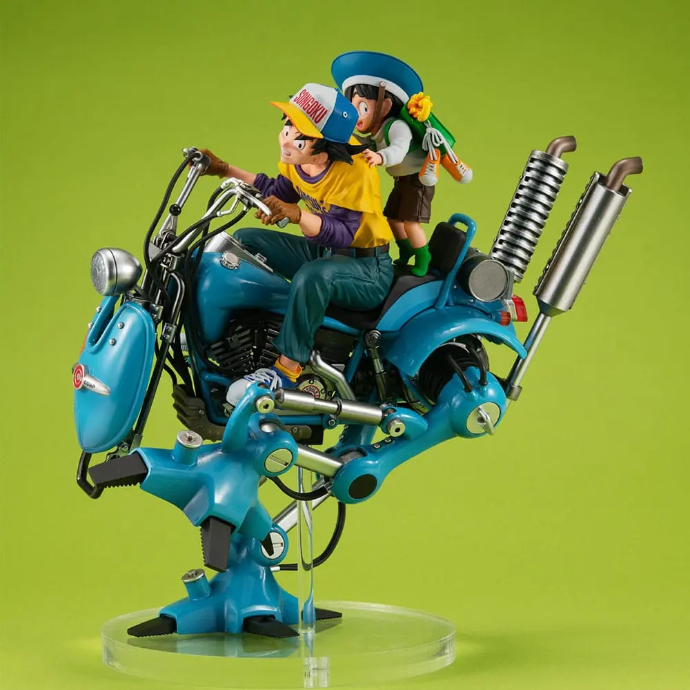 Dragonball Z Desktop Real McCoy EX PVC Diorama Son Goku & Son Gohan & Robot se dvěma nohama 20 cm fotografii produktu