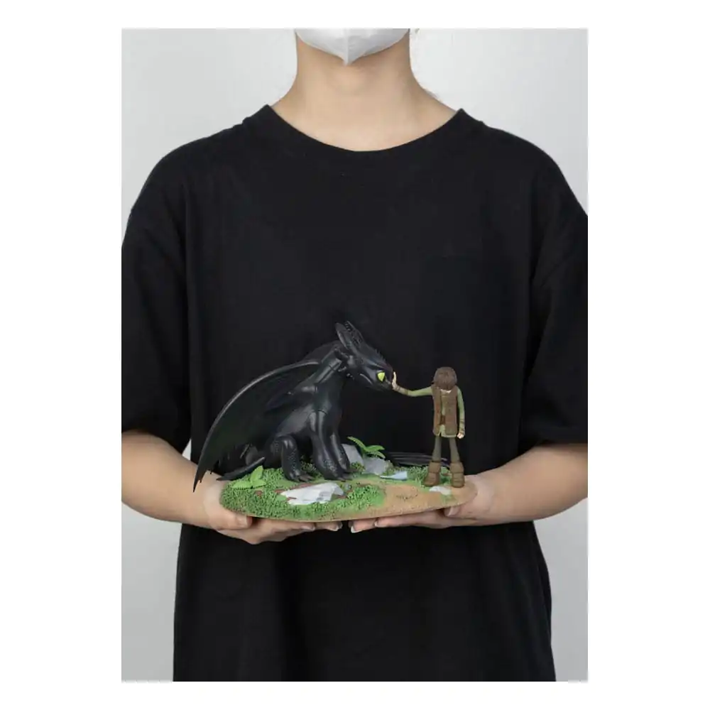 Dragons D-Stage PVC Diorama Toothless & Hiccup 15 cm fotografii produktu