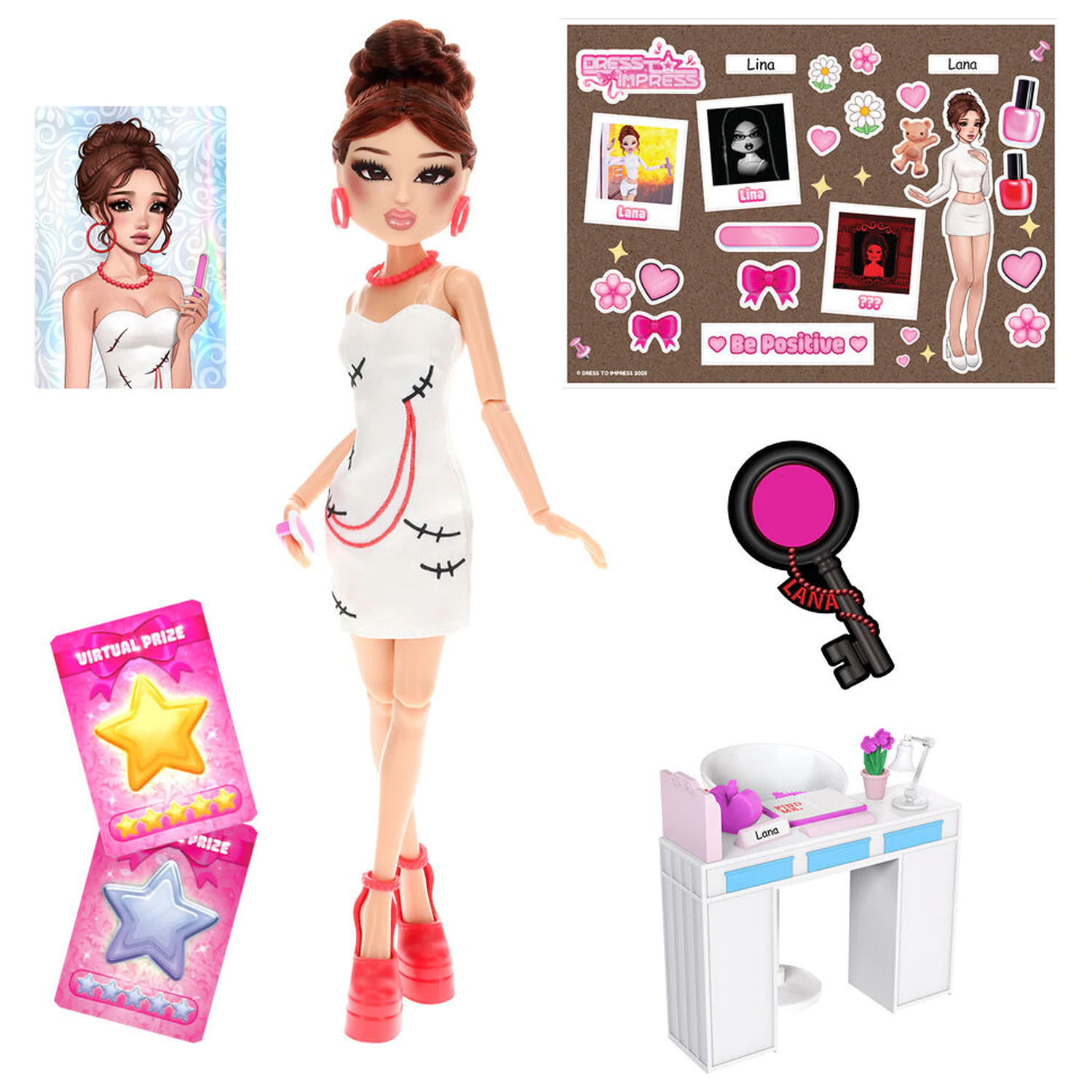 Dress to Impress Fashion Doll Lana panenka sada fotografii produktu