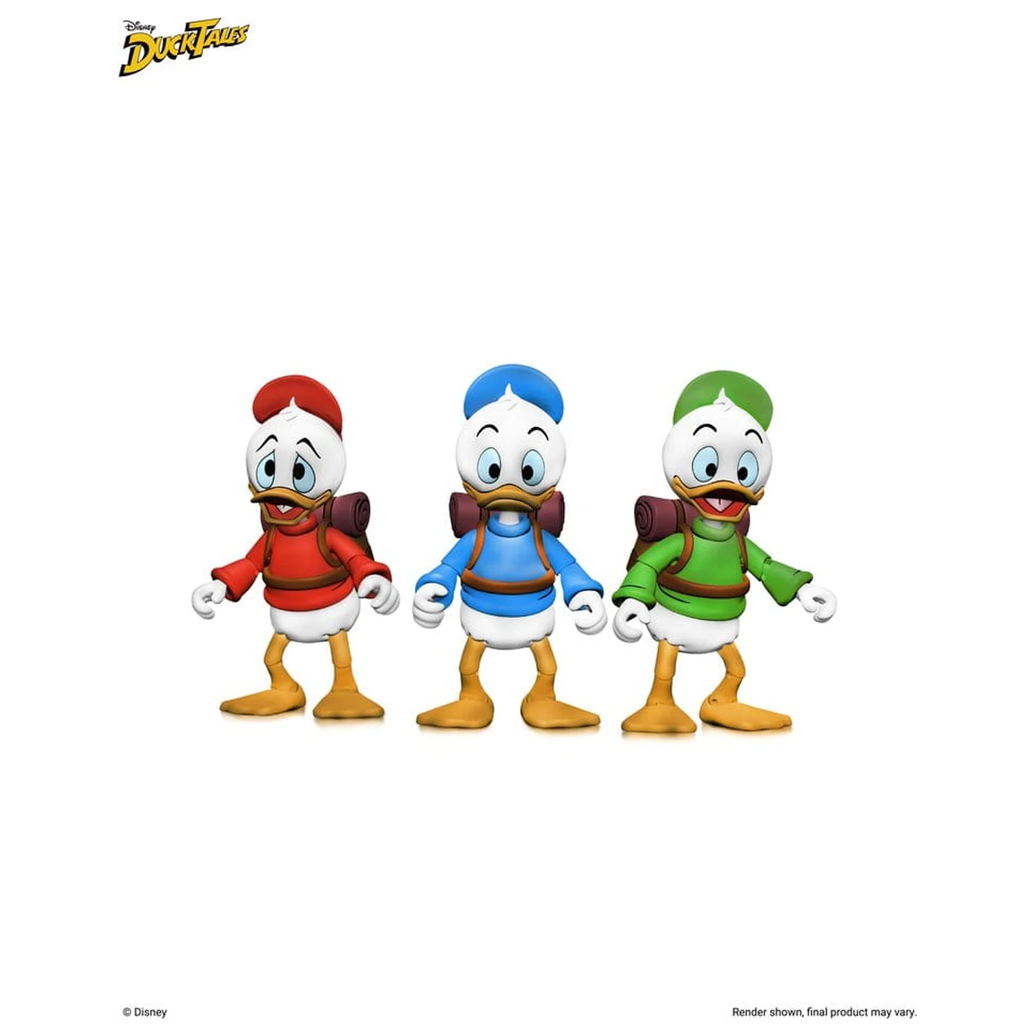 DuckTales Ultimate akční figurky 3-balení Huey, Dewey, a Louie 18 cm fotografii produktu