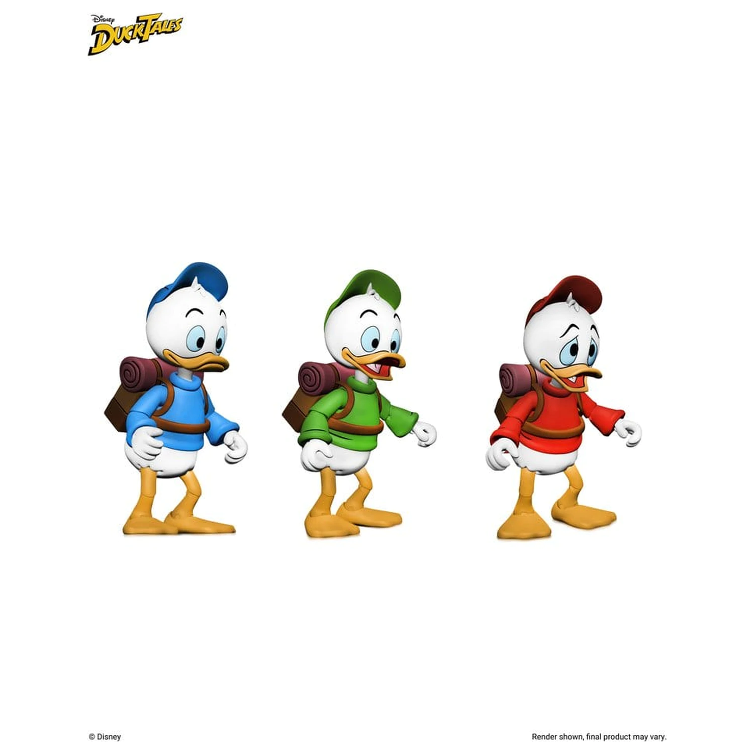 DuckTales Ultimate akční figurky 3-balení Huey, Dewey, a Louie 18 cm fotografii produktu