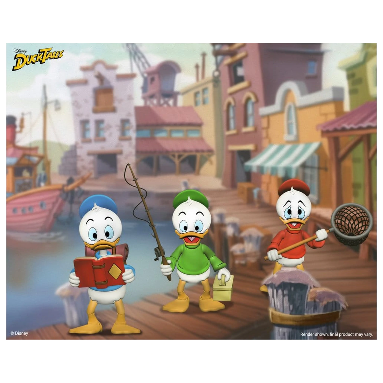DuckTales Ultimate akční figurky 3-balení Huey, Dewey, a Louie 18 cm fotografii produktu