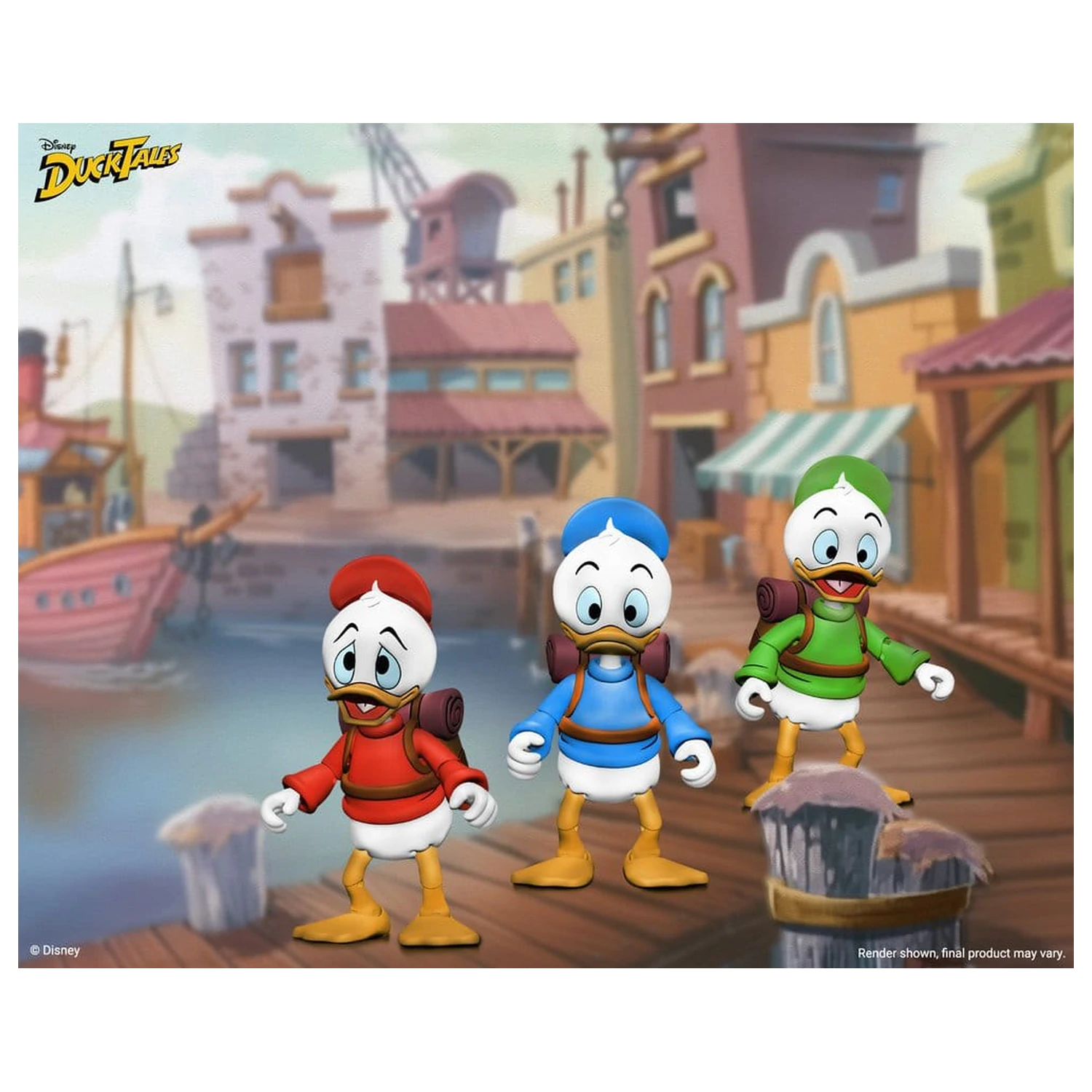 DuckTales Ultimate akční figurky 3-balení Huey, Dewey, a Louie 18 cm fotografii produktu