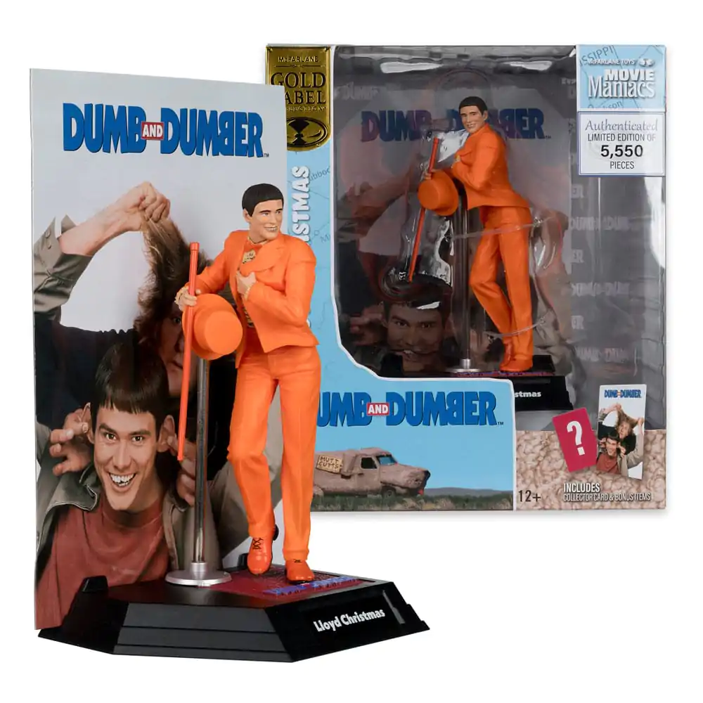 Dumb and Dumber Movie Maniacs PVC soška Lloyd Christmas (Gold Label) 15 cm fotografii produktu