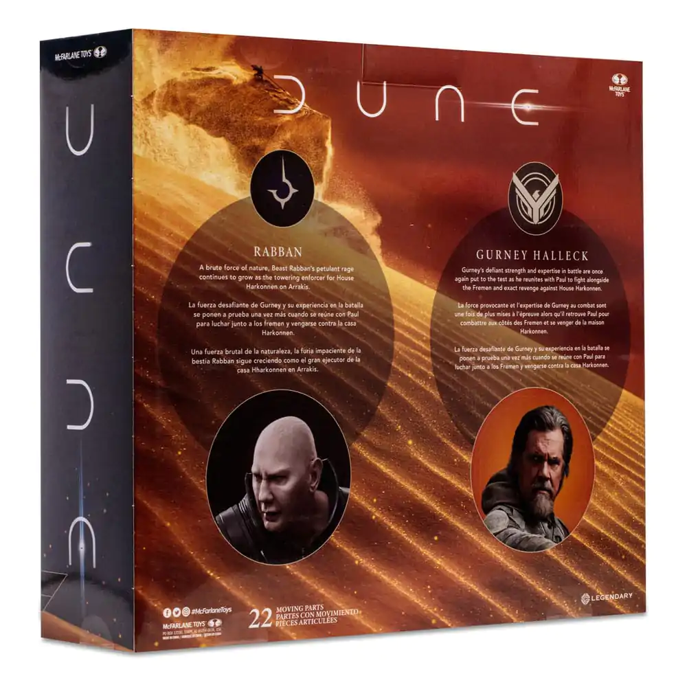 Dune: Part Two Akční figurka 2-Pack Gurney Halleck & Rabban 18 cm fotografii produktu