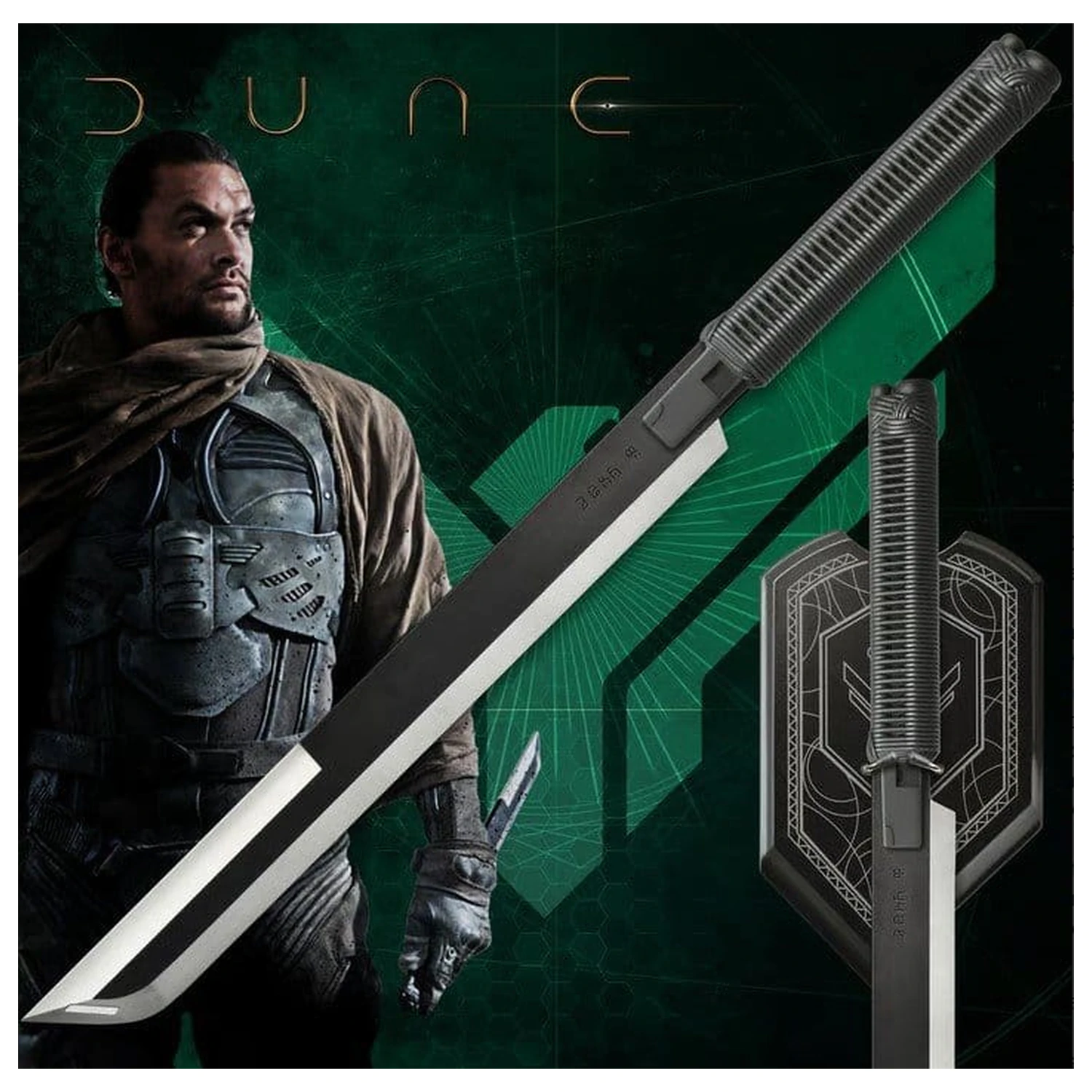 Dune replika 1/1 Duncan Idaho krátký meč s nástěnným držákem 63 cm fotografii produktu
