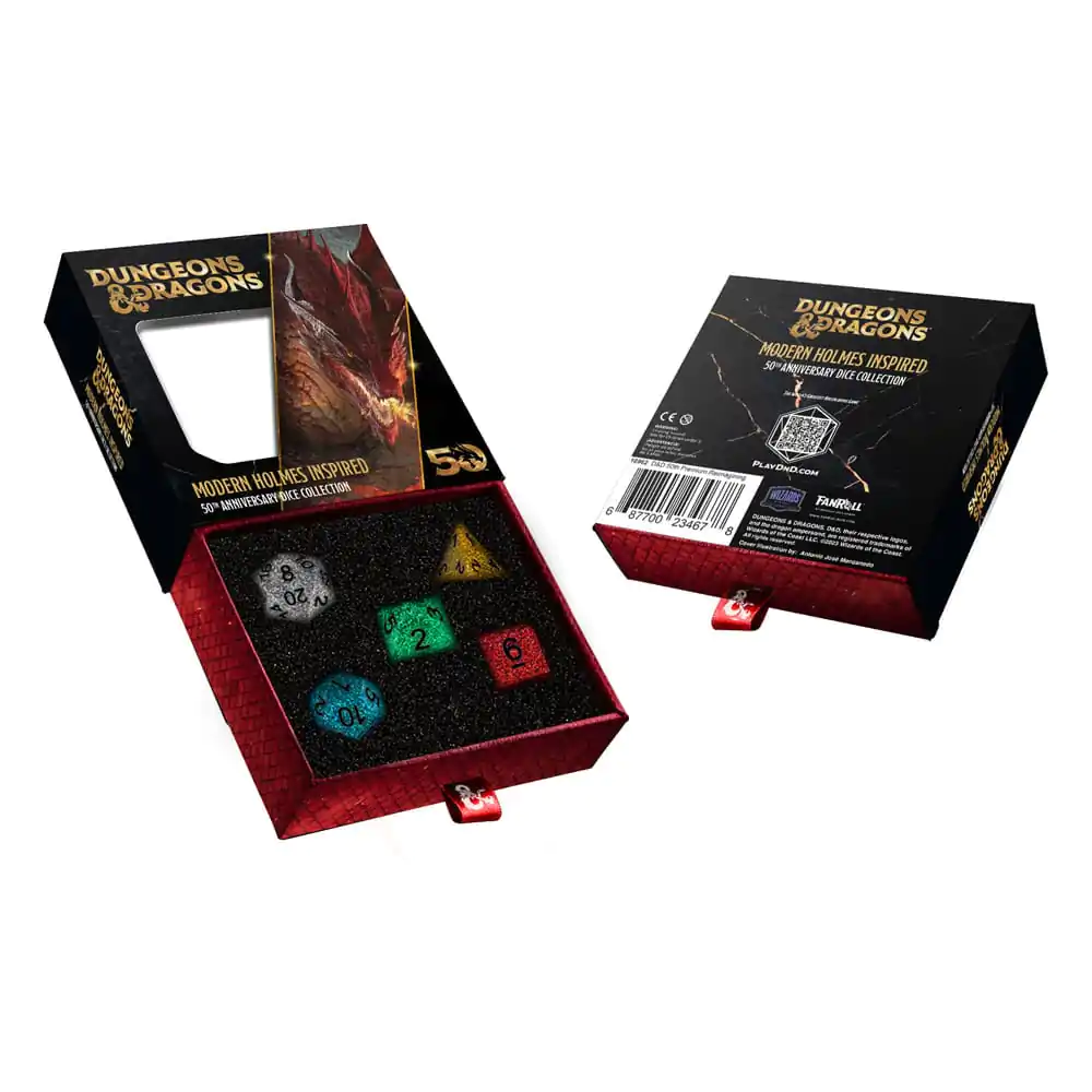 Dungeons & Dragons Dice Set 50th Anniversary: Modern Holmes Inspired - Sada kostek fotografii produktu