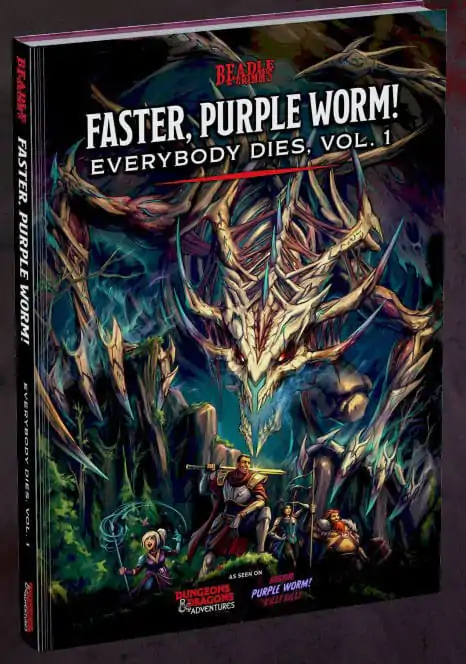 Dungeons & Dragons Adventure Book Rychleji, Purple Worm (Fialový červ) - dobrodružná kniha fotografii produktu