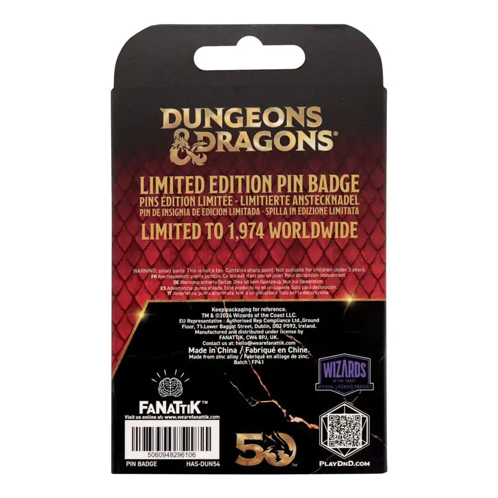 Dungeons & Dragons Pin Badge Alignment Spinner pozlacený 24k zlatem Limited Edition fotografii produktu