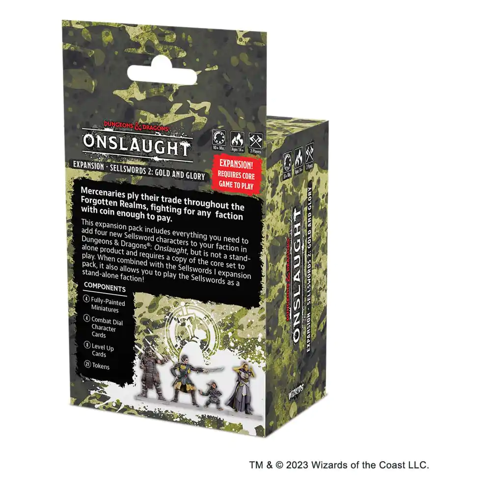 Dungeons & Dragons Game Expansion Onslaught Expansion - Sellswords 2 - Gold and Glory *English Version* - Rozšíření hry fotografii produktu