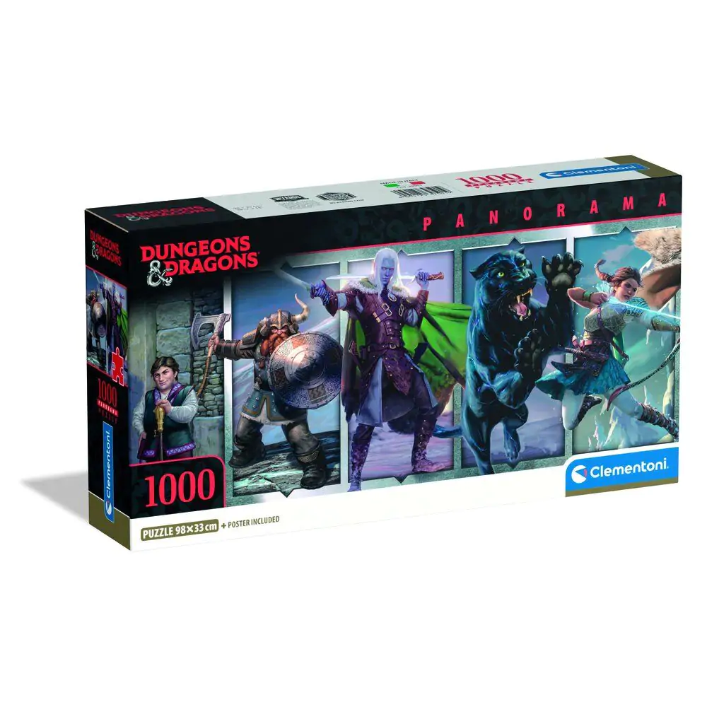 Dungeons & Dragons Panorama puzzle 1000 dílků fotografii produktu