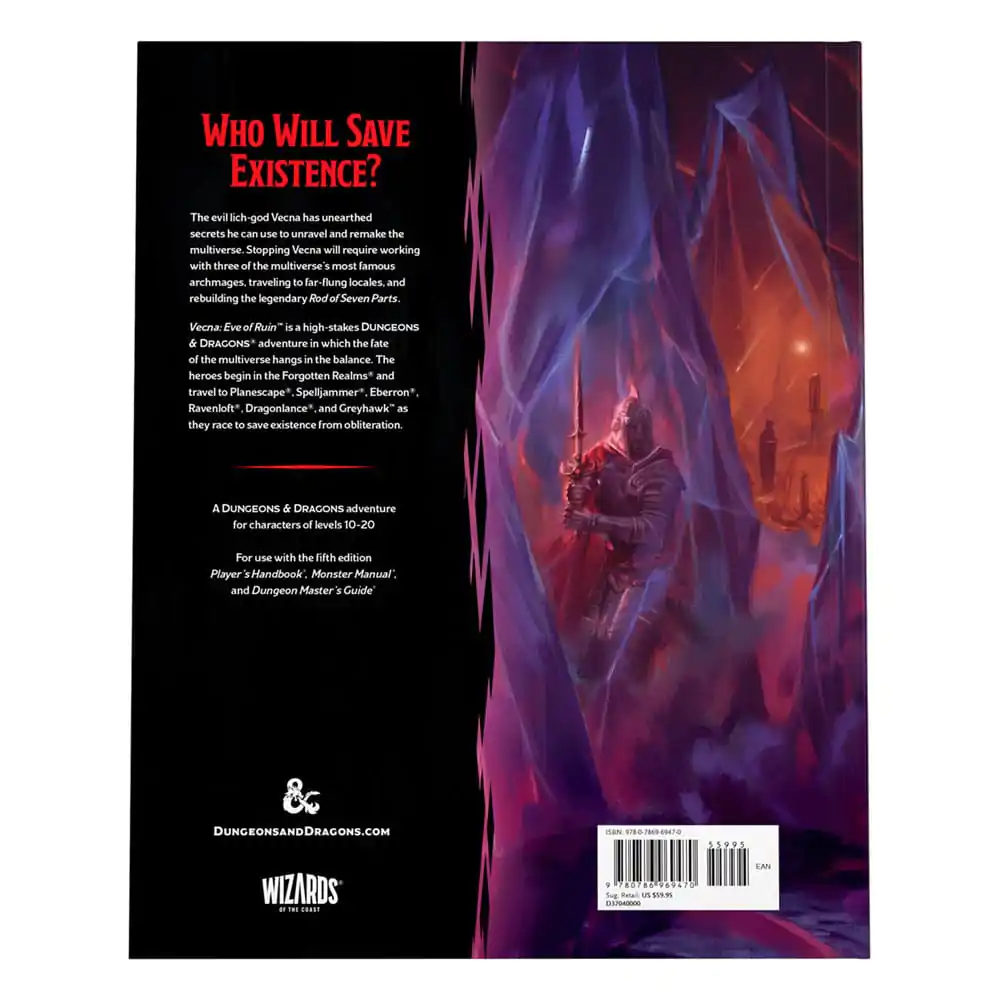 Dungeons & Dragons RPG Adventure Vecna: Eve of Ruin anglicky fotografii produktu