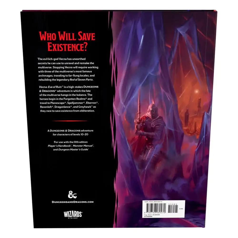 Dungeons & Dragons RPG Adventure Vecna: Eve of Ruin anglicky fotografii produktu