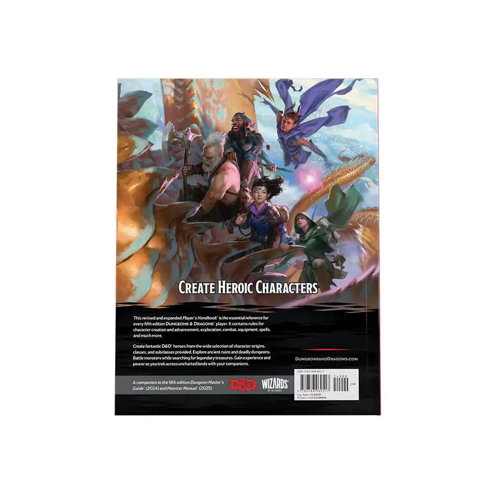 Dungeons & Dragons RPG Příručka hráče 2024 anglicky fotografii produktu