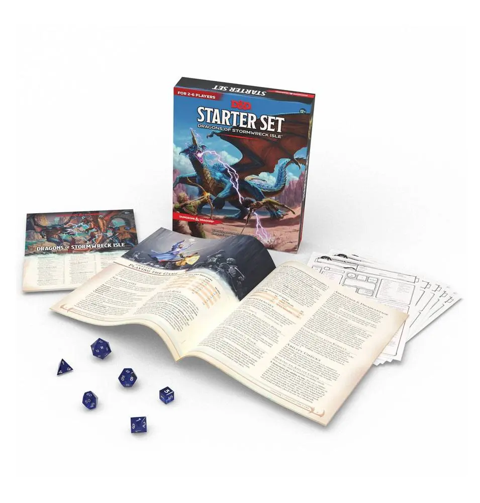 Dungeons & Dragons RPG Startovní sada: Dragons of Stormwreck Isle anglicky fotografii produktu