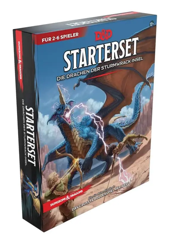 Dungeons & Dragons RPG Starterset: Die Drachen der Sturmwrack-Insel german - Startovní sada RPG fotografii produktu