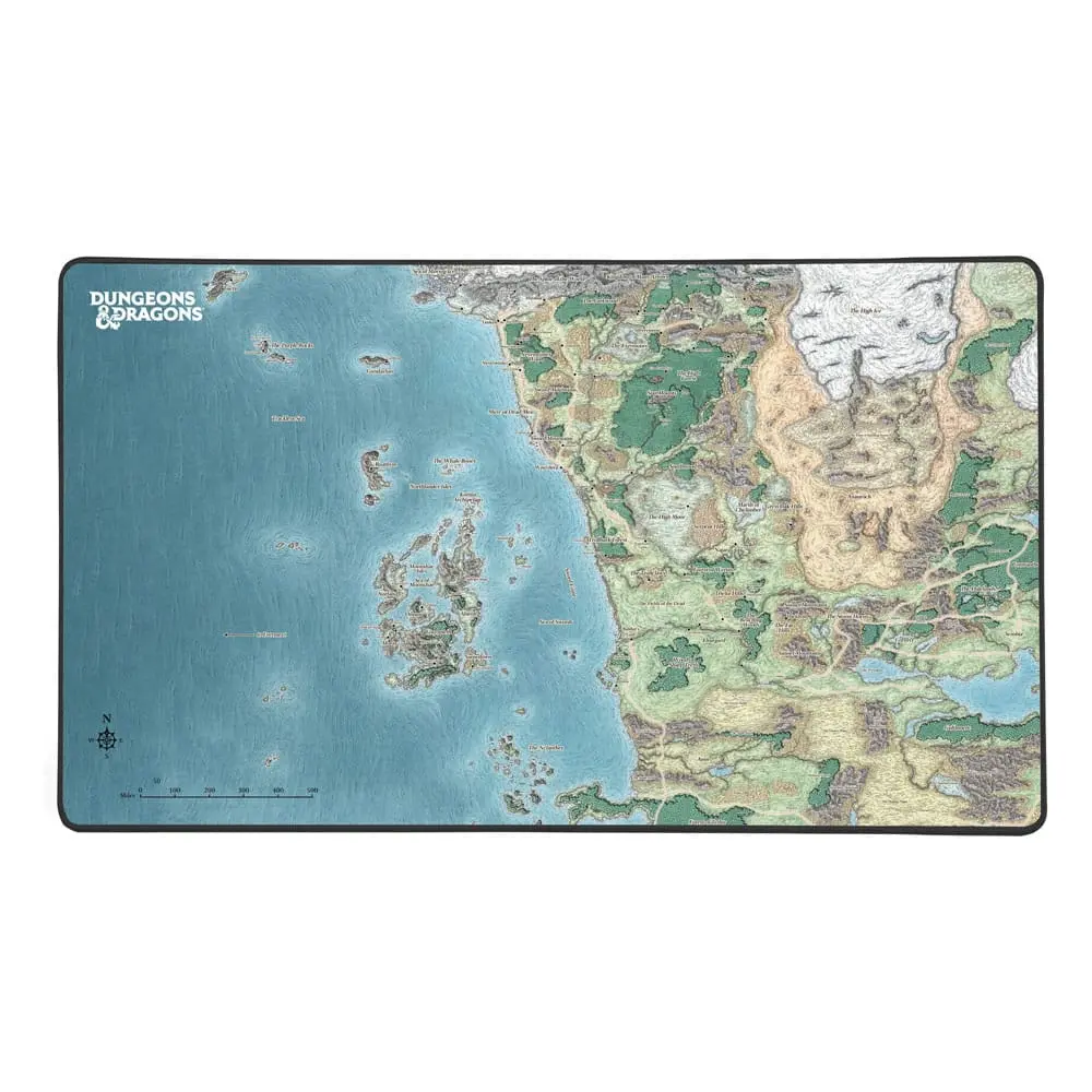 Dungeons & Dragons XL Podložka pod myš Mapa Faerun fotografii produktu