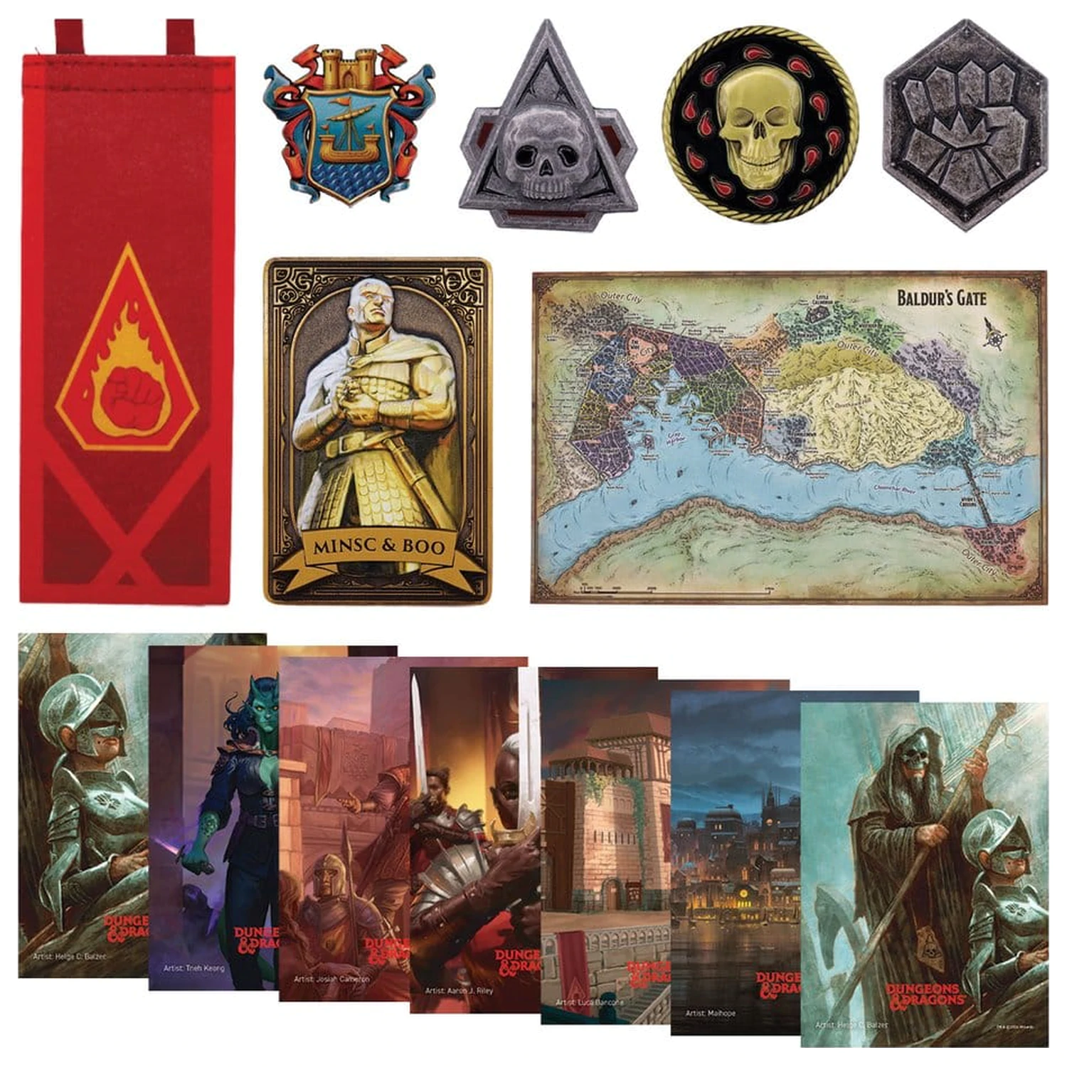 Dungeons & Dragons Dárková sada Baldur's Gate Collector's Set Limitovaná edice fotografii produktu