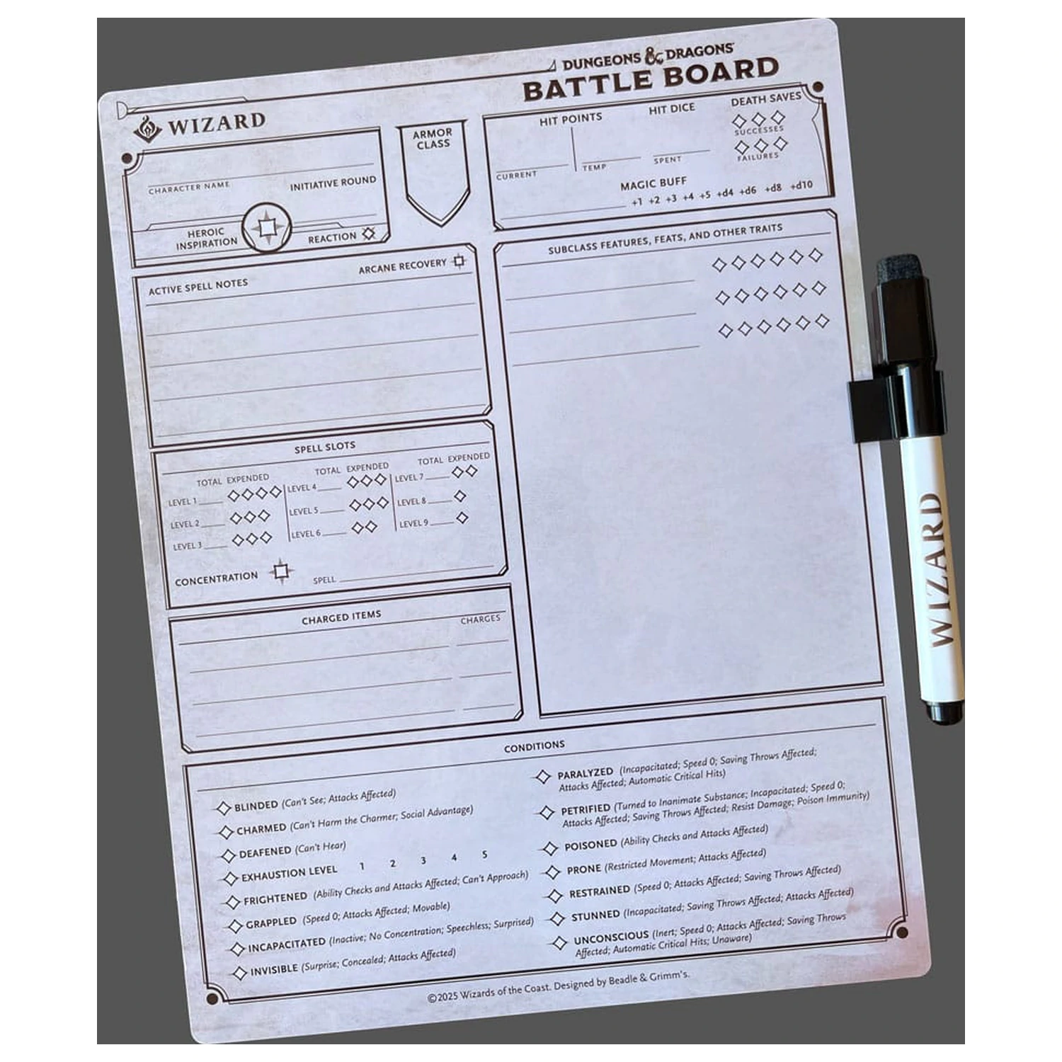 Dungeons & Dragons Battle Board Kouzelník fotografii produktu